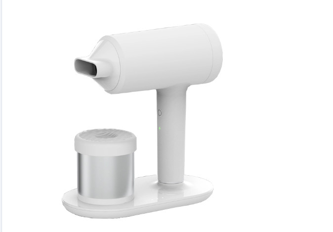 ABS Housing T Shaped Straight Handle Rechargeable Cordless Hair Blow Dryer Replaceable Battery