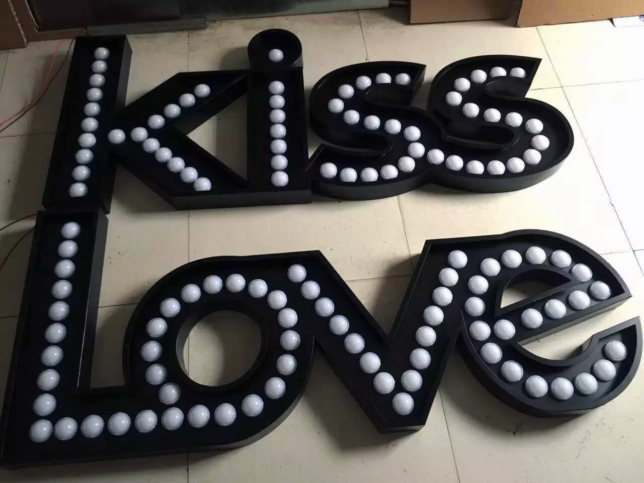 KooSion outdoor metal letter luminous business signs