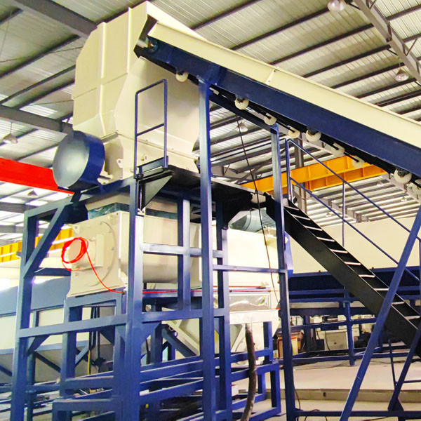 Customized Plastic Film Washing Line 500kg/Hr Plastic Crushing Machine Automatic
