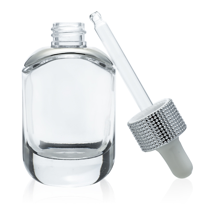 Liquid Serum Dropper Bottles Cosmetic Packing Hot Stamping