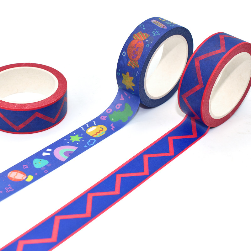 Custom Japanese Printed Washi Tape Colored Masking Tape