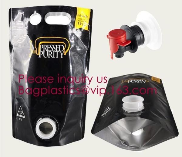 Wine Juice Bag in box packaging 3l 5l 10l plastic wine bags,Fruit Juice Beverage