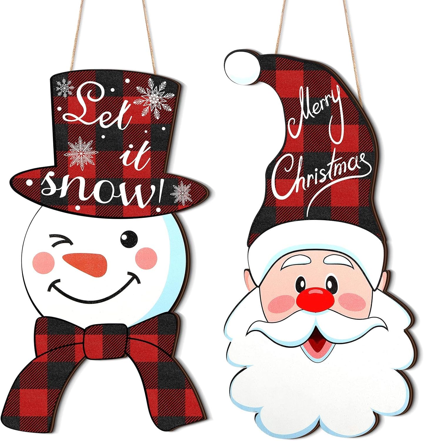Customized 2024 Christmas Decorations for Santa Wall decorations