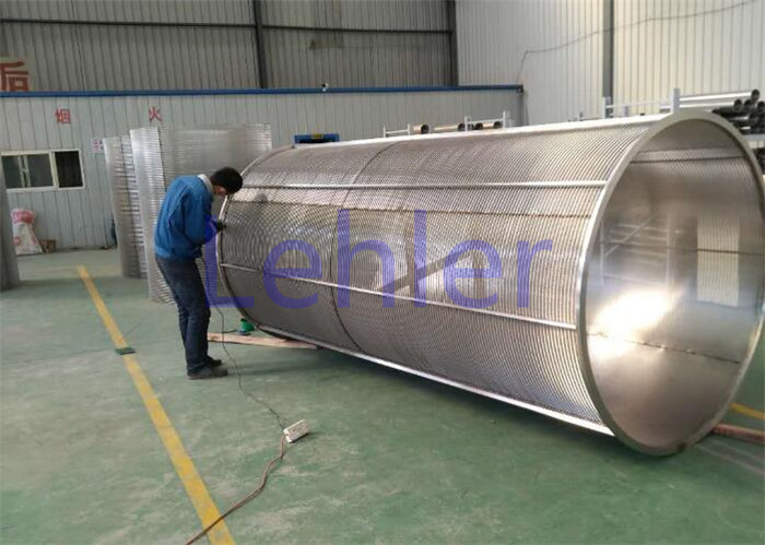 0.25mm Slot Welded Wedge Wire Screen Cylinder Wire Mesh Filter