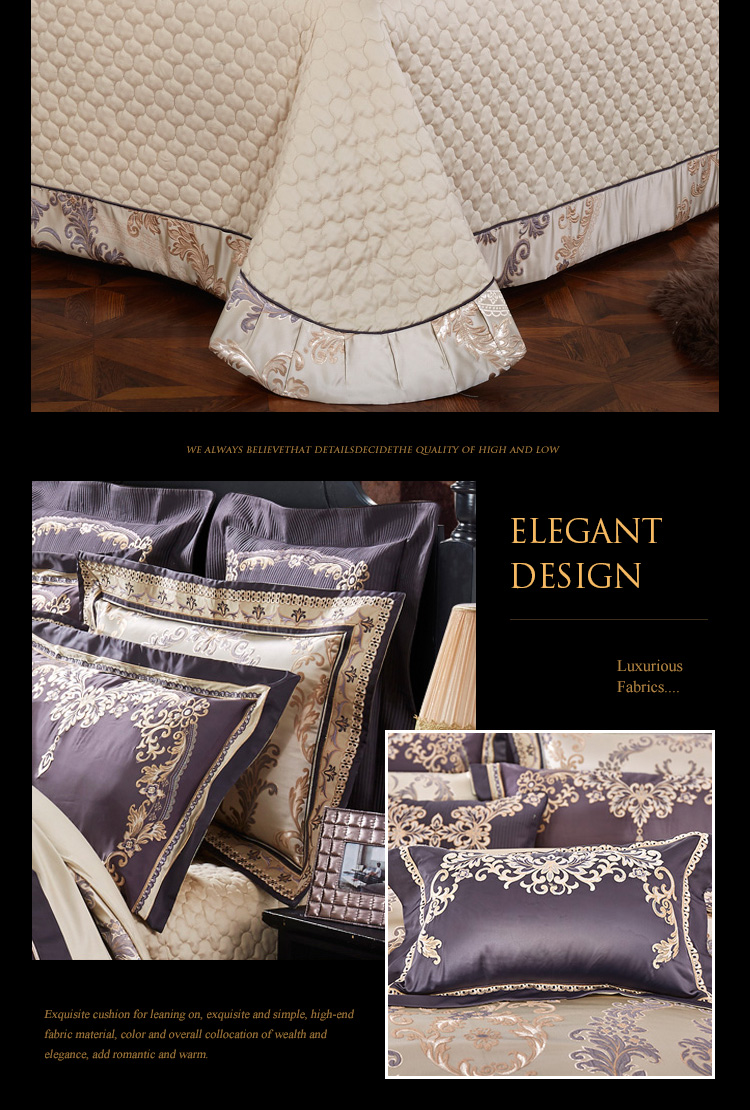 Add a Touch of Luxury to Your Hotel with this Sustainable European Style Jacquard Set