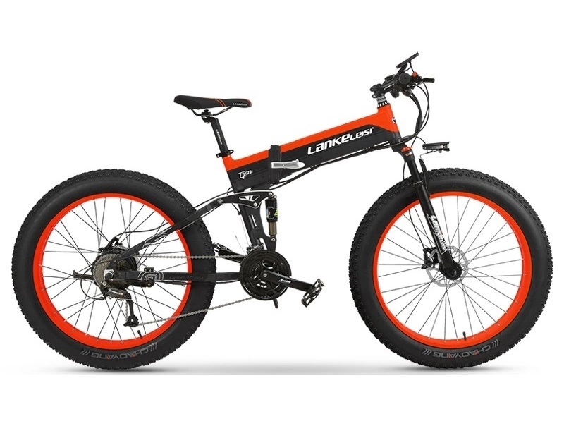 27 Speed Electric Mountain Bike , 26 Inch High Power Electric Bicycle Fat Tire