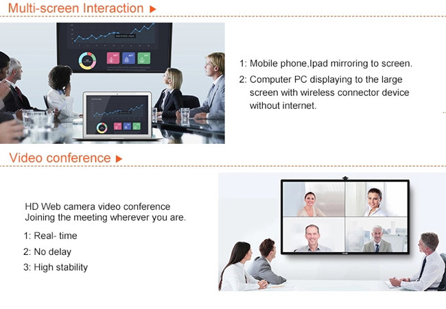 CNAS 105 Meeting Room Interactive Display 2ms 3840x2160 4K Screen