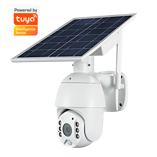 Glomarket Tuya Smart Camera Network AI Smart Motion Detection Camera Solar IP66 Waterproof