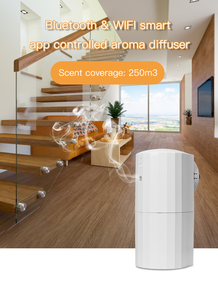 HOMEFISH 240V Waterless Aroma Diffuser 130ml Wall Plug In