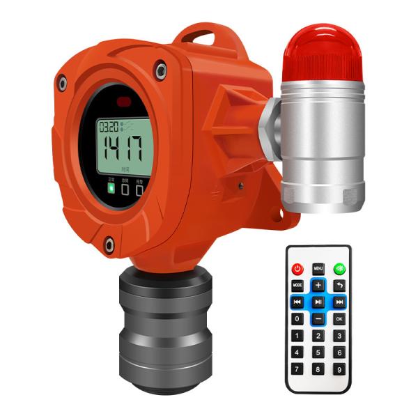 Quality Online Fixed Gas Detector Wall Mounted Ammonia Single Gas Detector 0-100 PPM For Farm for sale