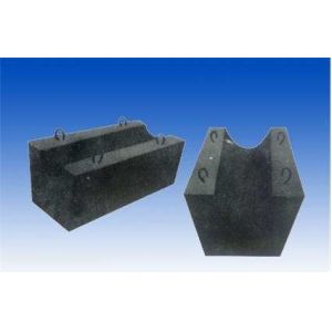 Insulating Fire Refractory Precast Concrete Edging Blocks OEM / OService