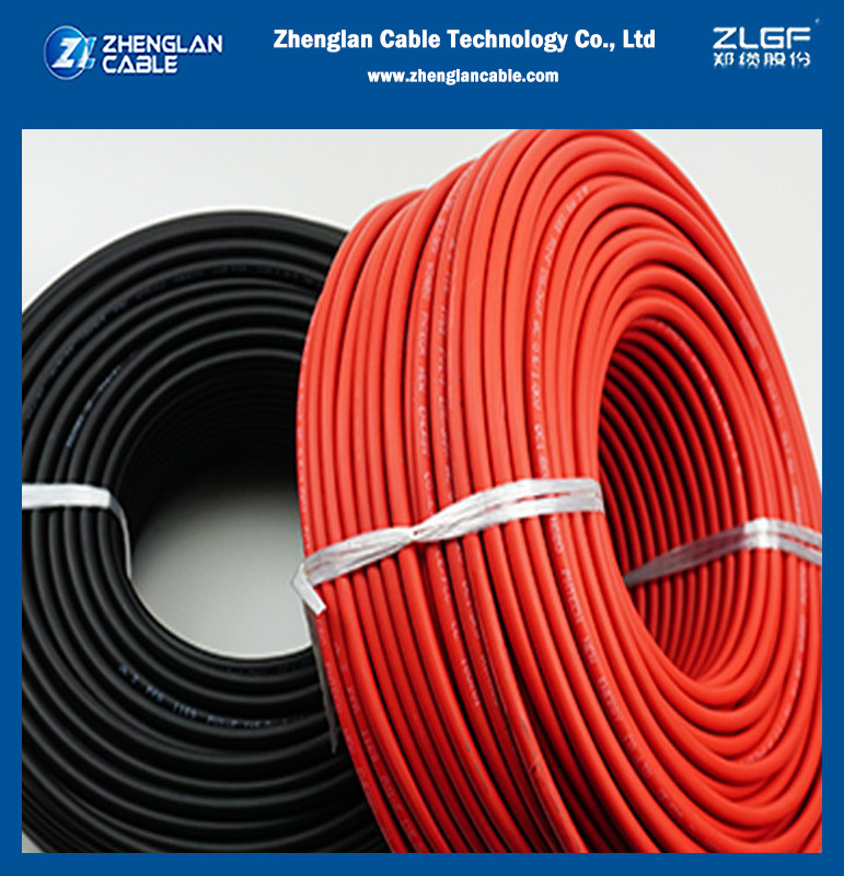4 Sq Mm 6mm² 10mm² Photovoltaic Solar Cable Tinned Copper 1.5kv