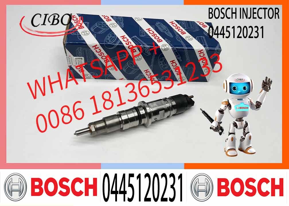 Engines Parts 4D107 6D107 Fuel Injector 0445120231 6754-11-3011 For Komatsu