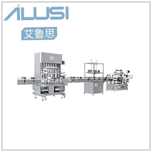 Ailusi SUS304&316L Plastic Bottle Liquid Filling Capping Production Line with