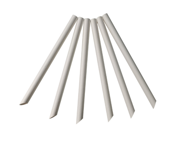 Food Grade Certified 100% Biodegradable Environmentally Friendly Disposable PLA Degradable Plastic Straws 12*190/230MM