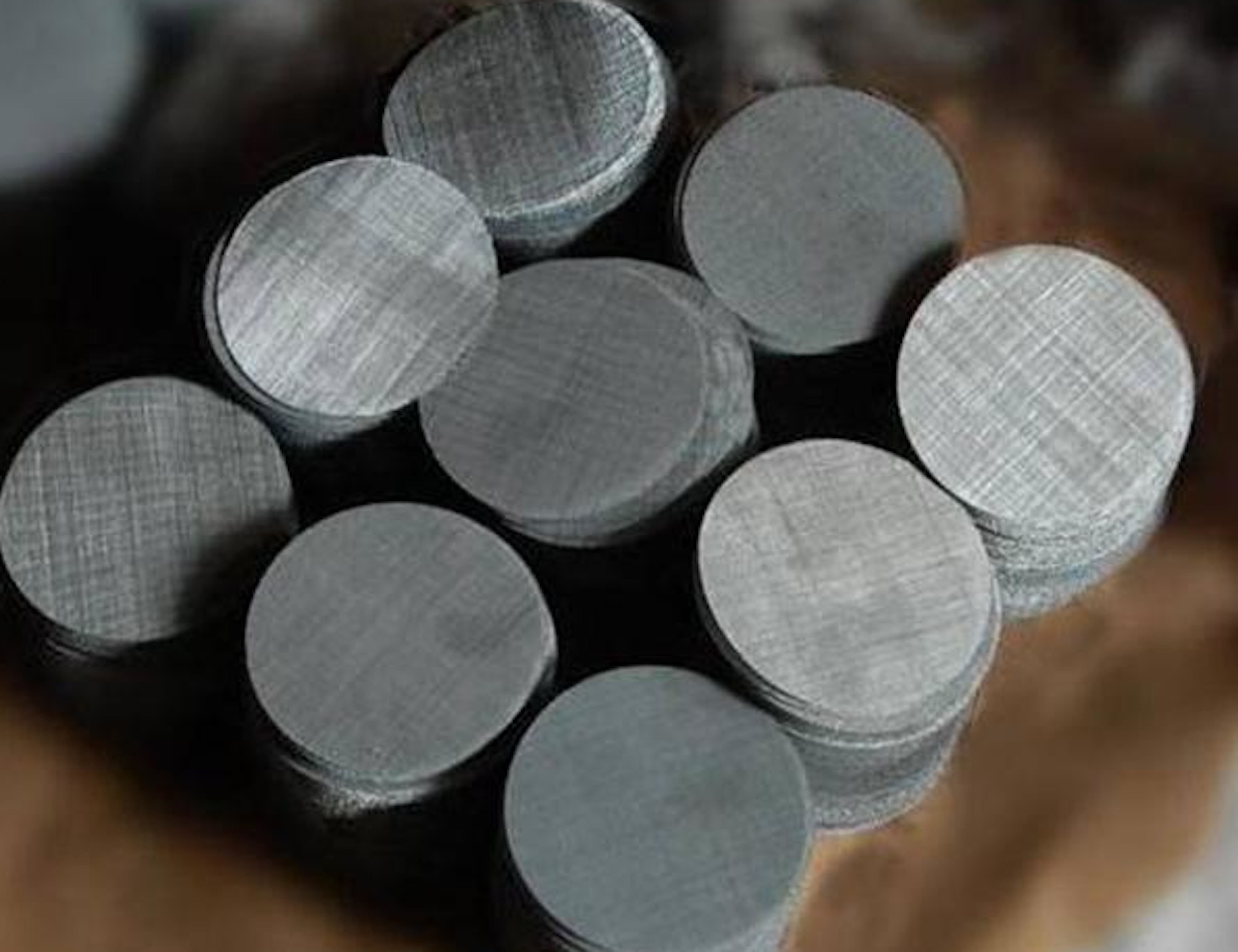 Bare Edge Hemming Metal Filter Disc Aluminum Wire Mesh Products