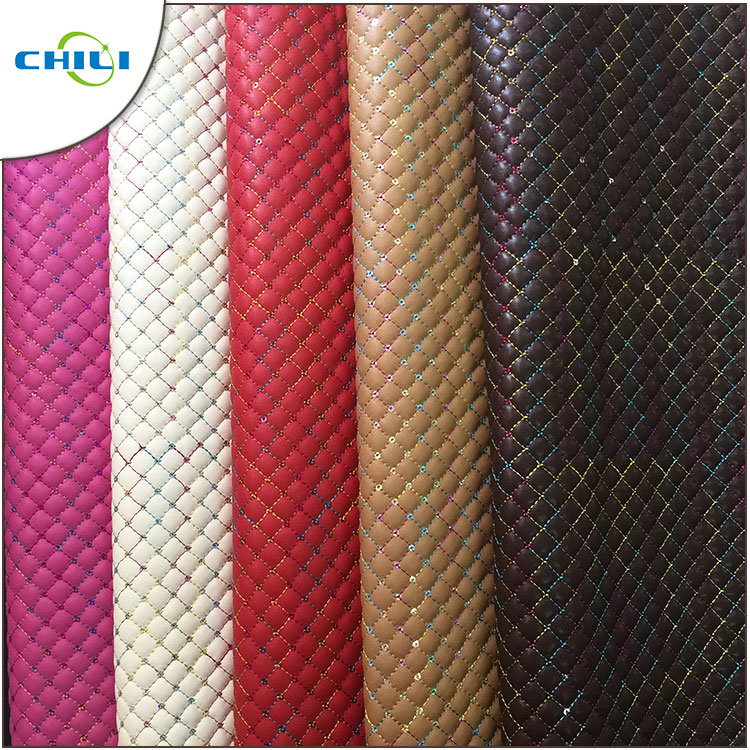 2019 Fashionable New Design Embossed Rexine Shoe Leather