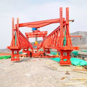 Segmental Bridge Launching Machine High Speed Railway 1m/Min