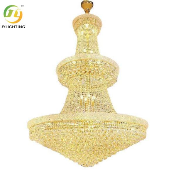 JYLighting Luxury Large LED Chandelier Contemporary Magnificent Crystal Pendant