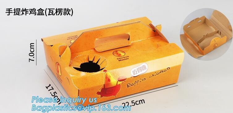Cheap Cardboard foldable kraft paper lunch box with window,Lunch noodle fast food kraft paper box by customized logo pri