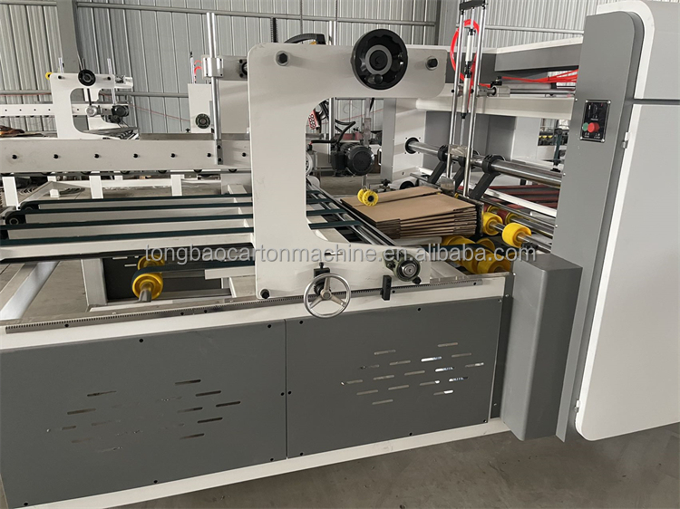 Corrugated Carton Folding Gluing Machine with Frequency Conversion Speed Regulation