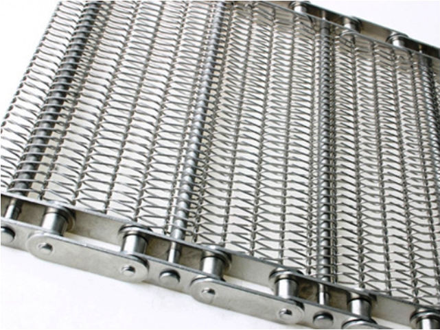 Alkali Resisting A3 steel Furnace Conveyor Belt For Food