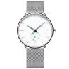 Buy cheap Sliver 3BAR Alloy Quartz Watch Stainless Steel Custom Logo Watch OEM from wholesalers