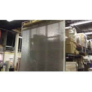 Construction Metal Coil Drapery Incombustible With 7x7 Rope Construct