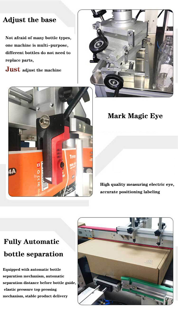 1200*1200*1330mm Farms Fullbody Bottle Labeler And Coder For Round/Flat/Square Bottles