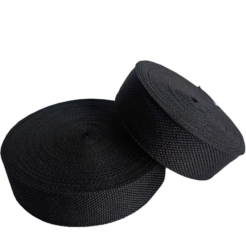 Recycled Flat 25mm Polyester Webbing Strap Non Elastic High Tenacity