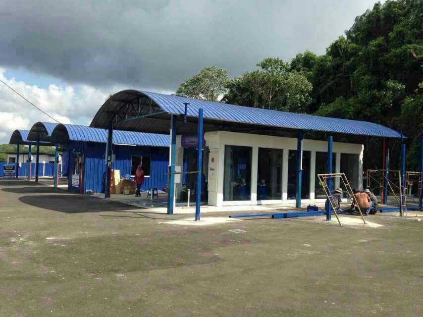 Fully Automatic Tunnel Car Wash Machine with Output Power 1500W and CE Certification
