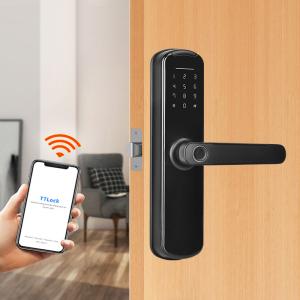  Keypad Fingerprint Intelligent Door Lock Tuya App WIFI DC6V  For Home Manufactures