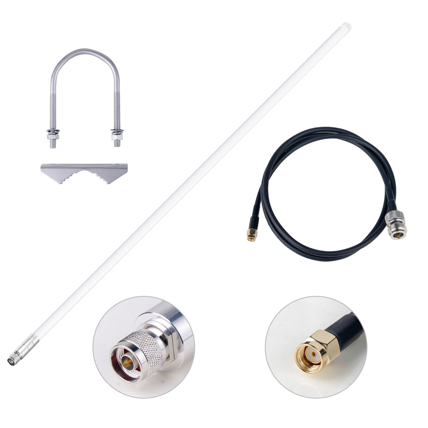 130CM 868mhz Omni Directional Outdoor Antenna Hotspot LoRa Fiberglass