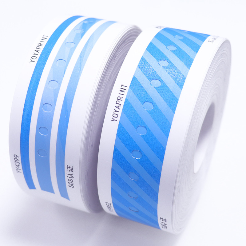 Wholesale Disposable Hospital Wristbands Identification Inkjet Printed Thermo-Sensitive Paper Patient ID Wristbands