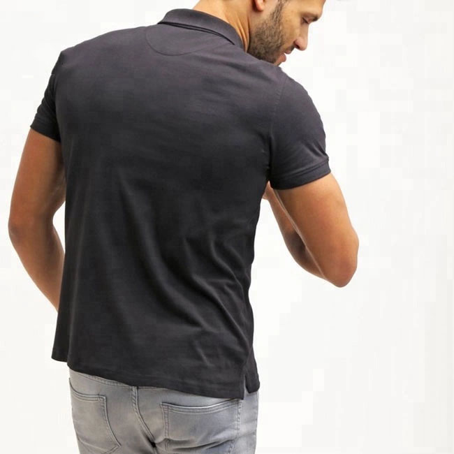 Blank Mens Polo Style Shirts , Breathable Plain Collared Golf Shirts