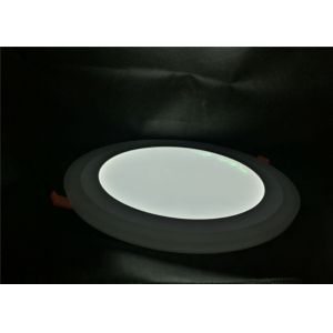 Dual Color Flat Panel Led Lights , Recessed Super Thin Flat Surface Mount Led