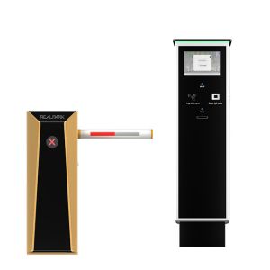 Self-Service Parking Ticket Kiosk with QR Code and LCD for Parking Management