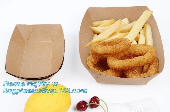 Take out Food Packing food containers Biodegradable Lunch Box Disposable Kraft Paper Box,brown kraft paper food box / Wh