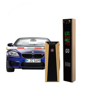 Unattended LPR Parking Controller HD Automated Parking Ticket System