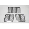 Buy cheap Front grille For JEEP Grand Cherokee 2013-2014 chrome mesh grille (inside) 3 pcs from wholesalers