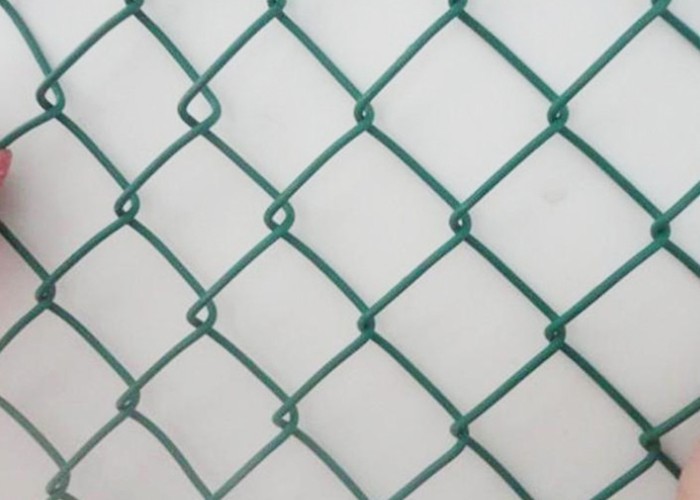 H6m Plastic Coated Galvanized Chain Link Fence for baseball fields