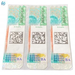 China QR Code Anti Counterfeit Sticker for Reliable Product Authentication on sale