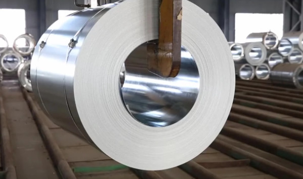 Slit Band Thickness 0.4mm AISI Silver Galvanized Steel Coil