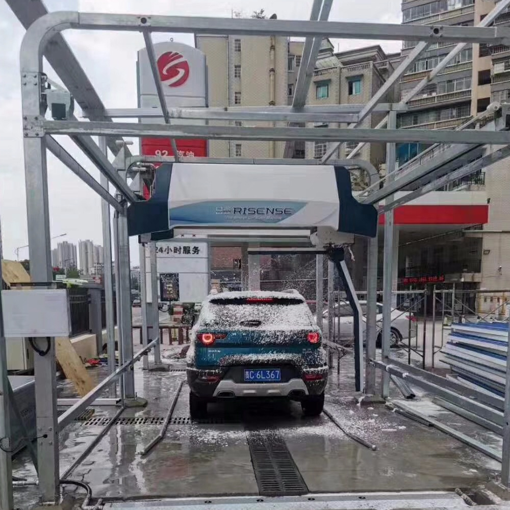 Total Machine Power 39kw Fully Automatic Car Washing System with Foaming Waxing Function