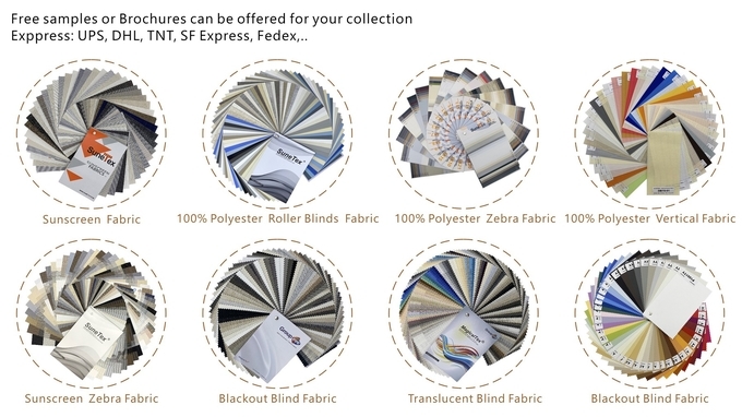 Grade 8 Waterproof Transparent Drapery Fire Proof Retardant Sun Shade Sunscreen Fabrics Textiles 8