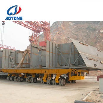 As Customer's Requirement Goldhofer Hydraulic Modular Trailer with 9 Hydraulic Axis