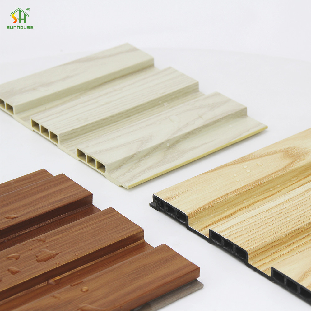 Hot Selling Wood Plastic Composites Wpc Fluted Wall Panel Corrosion-Resistant Ventilated Grating Board