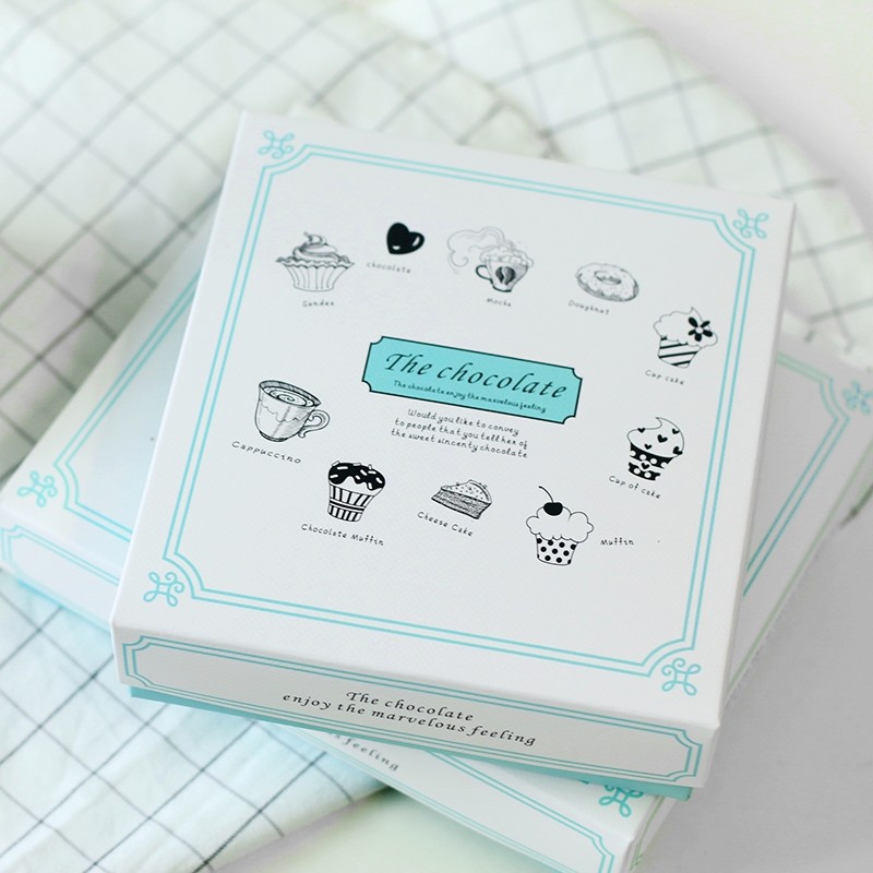 Cake Candy Chocolate Coffee Cardboard Packaging Gift Boxes Manufacturer Eco Friendly Food Packaging Folders Box