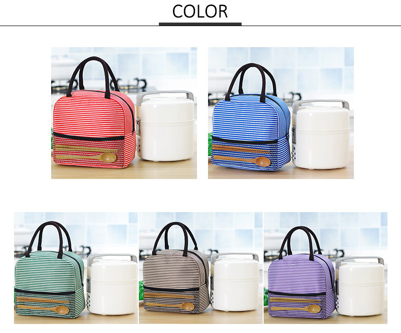 Reusable Waterproof Aluminum Film Insulated Lunch Bag