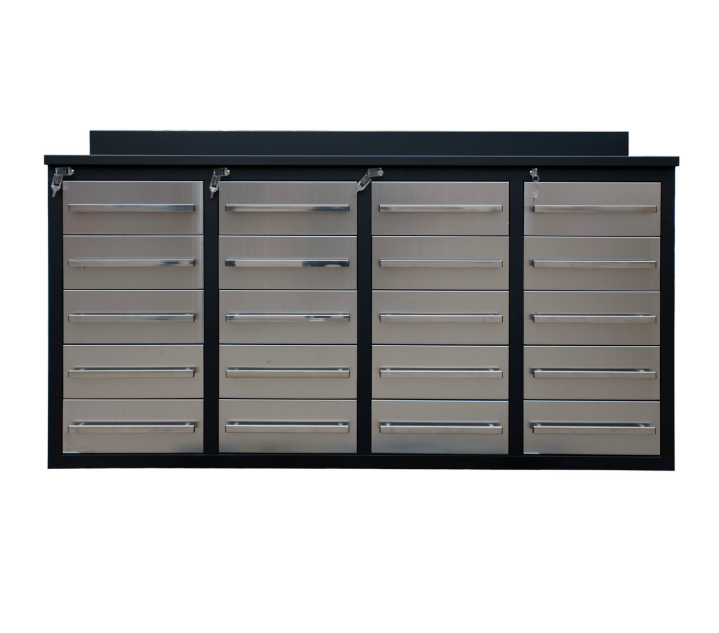 2024 Customizable Professional Workbench with Drawers and Stainless Steel Handles